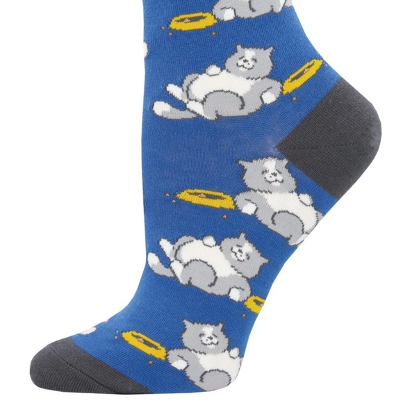 Cat Nap Crew Socks - Picture 1 of 5